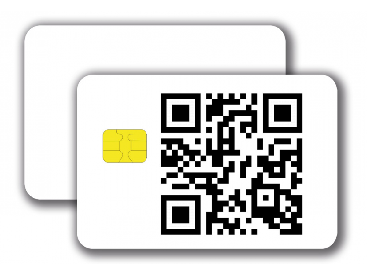 Chipcard SLE5542 -  1/0 colored