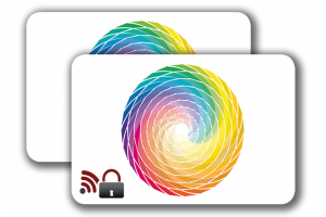 RFID Blocking Card -  4/4 colored
