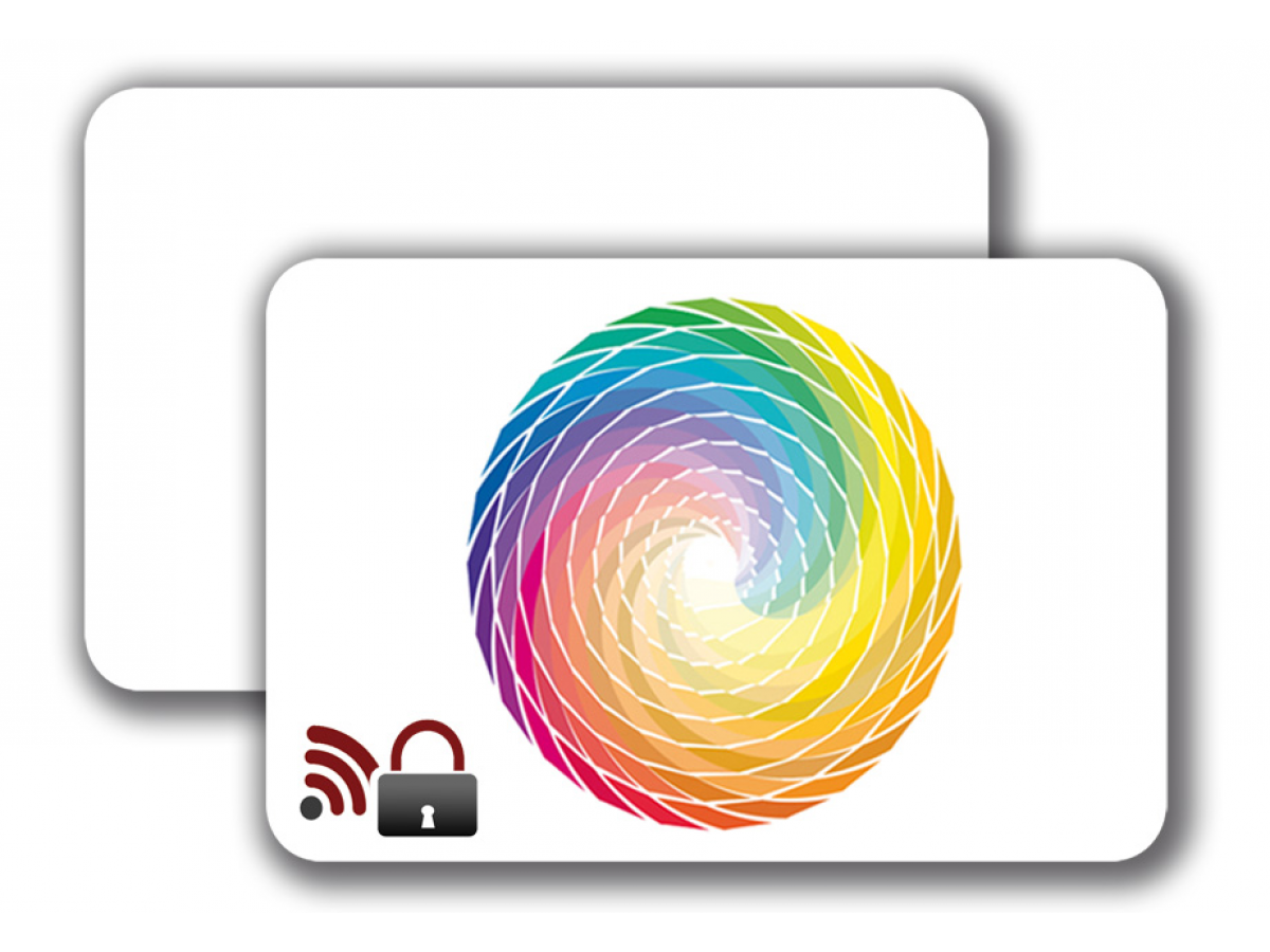 RFID Blocking Card -  4/0 colored