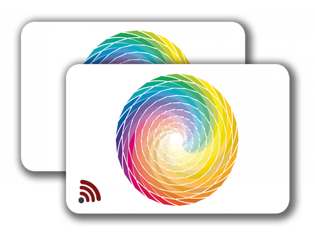 RFID Card MIFARE -  4/4 colored